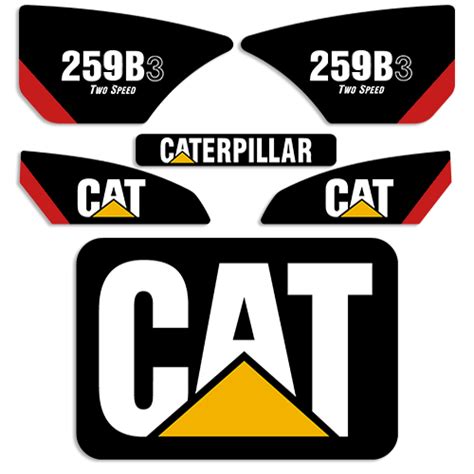 caterpillar decals